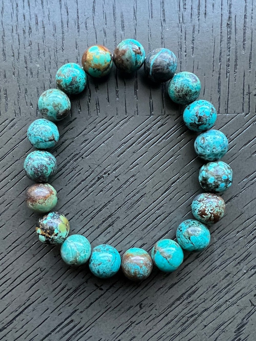 HQ Turquoise bracelet 11mm SIZE 7’